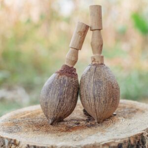 Coconut Shell Hand Shakers Percussion Musical instrument