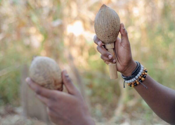 Coconut Shell Hand Shakers Percussion Musical instrument - Image 2